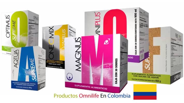 varios productos de omnilife en colombia